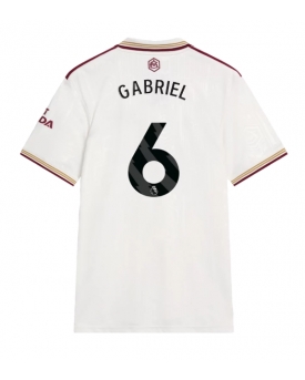 Arsenal Gabriel Magalhaes #6 Maglia Gara Terza Repliche 2025-26 Maniche Corte